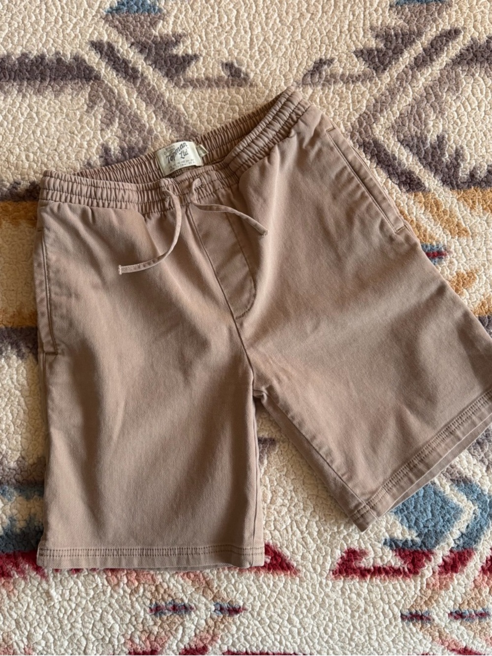 Topman Stretch Linen Drawstring Shorts